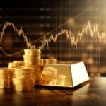 Guldtackor och mynt samt graf